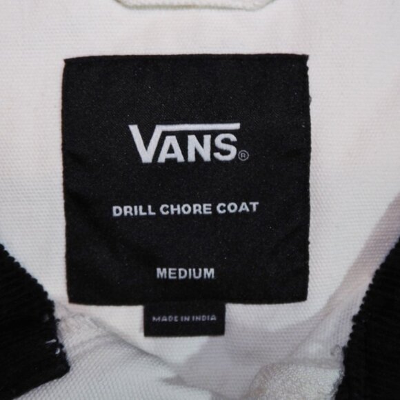 Vans Drill Chore Anorak Quarter Zip Antique White Men's M VN0A7SDI - Picture 7 of 10